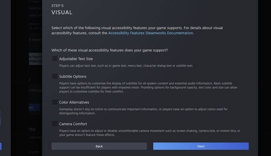 imageAcessibilidade Steam